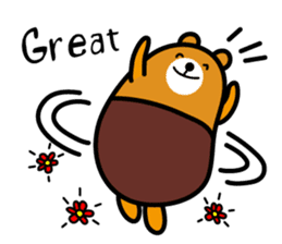 Liu-Lang Bear-Happy Happy Time sticker #9780234