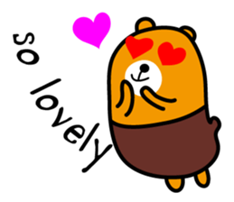 Liu-Lang Bear-Happy Happy Time sticker #9780235