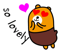 Liu-Lang Bear-Happy Happy Time sticker #9780235