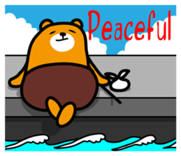 Liu-Lang Bear-Happy Happy Time sticker #9780236