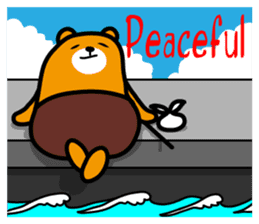 Liu-Lang Bear-Happy Happy Time sticker #9780236