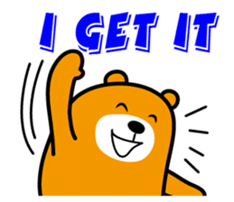 Liu-Lang Bear-Happy Happy Time sticker #9780237