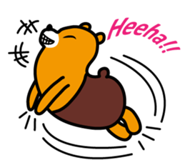 Liu-Lang Bear-Happy Happy Time sticker #9780240