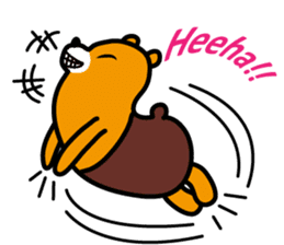 Liu-Lang Bear-Happy Happy Time sticker #9780240