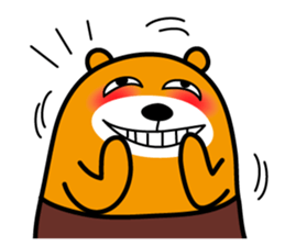 Liu-Lang Bear-Happy Happy Time sticker #9780241