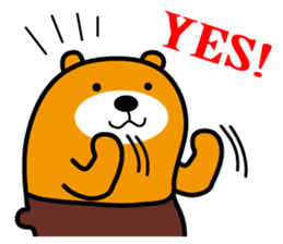 Liu-Lang Bear-Happy Happy Time sticker #9780250