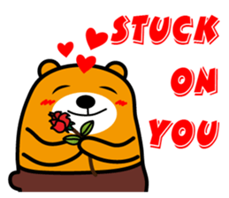 Liu-Lang Bear-Happy Happy Time sticker #9780251