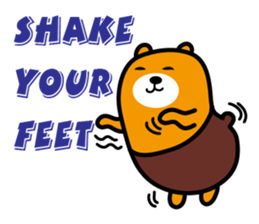 Liu-Lang Bear-Happy Happy Time sticker #9780252