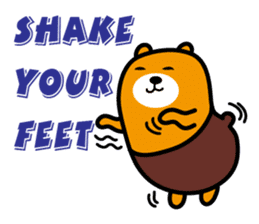 Liu-Lang Bear-Happy Happy Time sticker #9780252