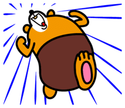 Liu-Lang Bear-Happy Happy Time sticker #9780253