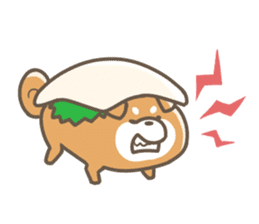 Shiba sushi sticker #9780380