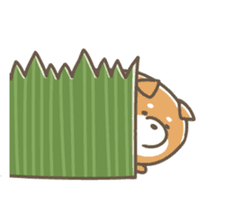 Shiba sushi sticker #9780395