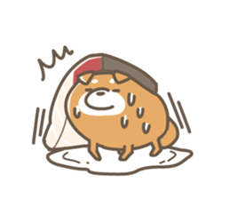 Shiba sushi sticker #9780397