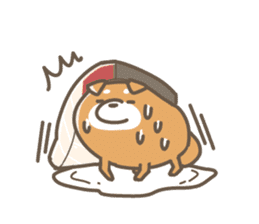 Shiba sushi sticker #9780397