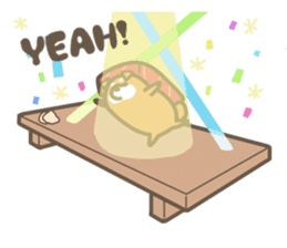 Shiba sushi sticker #9780410