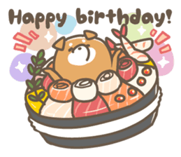 Shiba sushi sticker #9780411