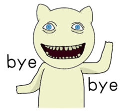 Scary cat2 sticker #9780417