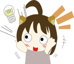 The cute girl's Daily Life 2 sticker #9781377