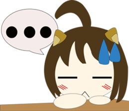 The cute girl's Daily Life 2 sticker #9781379