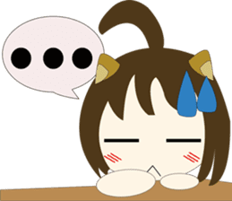 The cute girl's Daily Life 2 sticker #9781379