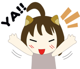 The cute girl's Daily Life 2 sticker #9781382