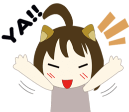 The cute girl's Daily Life 2 sticker #9781382