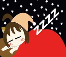 The cute girl's Daily Life 2 sticker #9781383