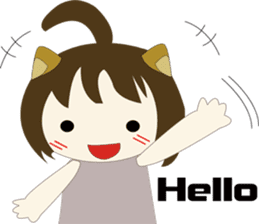 The cute girl's Daily Life 2 sticker #9781386