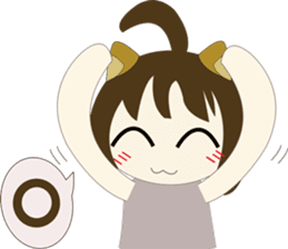 The cute girl's Daily Life 2 sticker #9781389