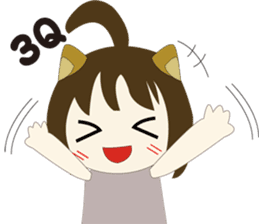 The cute girl's Daily Life 2 sticker #9781393