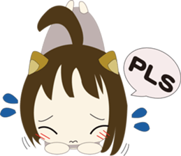 The cute girl's Daily Life 2 sticker #9781394