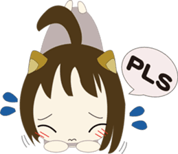 The cute girl's Daily Life 2 sticker #9781394