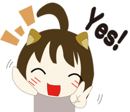 The cute girl's Daily Life 2 sticker #9781397