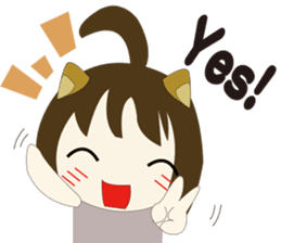 The cute girl's Daily Life 2 sticker #9781397