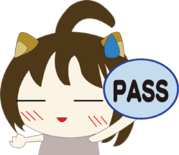 The cute girl's Daily Life 2 sticker #9781400