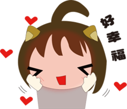 The cute girl's Daily Life 2 sticker #9781401