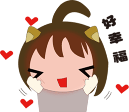 The cute girl's Daily Life 2 sticker #9781401