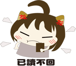The cute girl's Daily Life 2 sticker #9781405