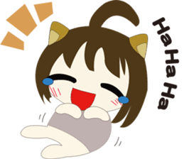 The cute girl's Daily Life 2 sticker #9781406