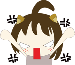 The cute girl's Daily Life 2 sticker #9781409