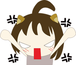 The cute girl's Daily Life 2 sticker #9781409