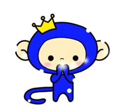 Happiness of monkeys(Modified version) sticker #9781558