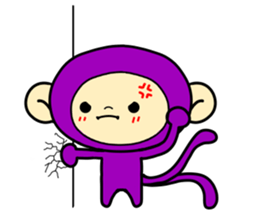 Happiness of monkeys(Modified version) sticker #9781561