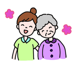 Daily life of the care worker part2 sticker #9781950