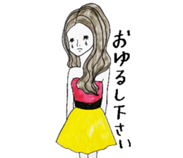 Adult girls sticker sticker #9782119