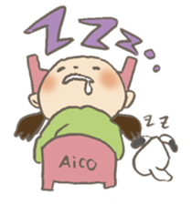3 year old aiko sticker #9782662