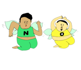 Fairy King Yoo-zi and Just a Fairy Jun sticker #9782900