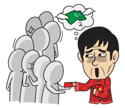 Asan Pek (Hokkien) - CNY sticker #9782959