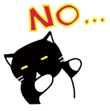 The bossy cat look like a panda. sticker #9783017