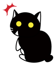 The bossy cat look like a panda. sticker #9783024